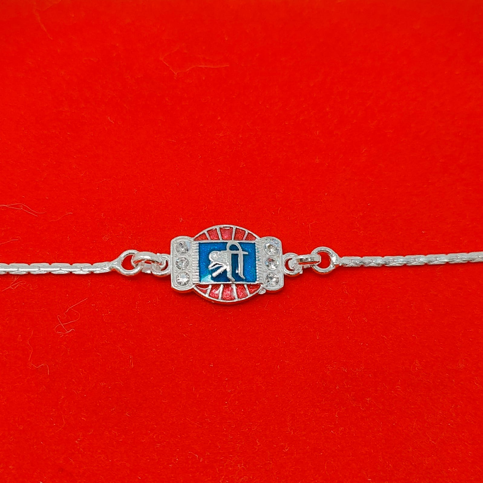 iconic silver rakhi